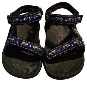 Teva XLT2 Sandals Navy Blue White Orange Black Unisex Toddler Size 7 NEW